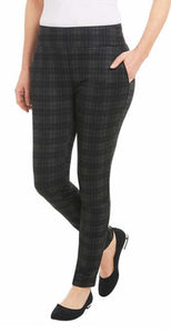 Dalia Women's Pull-On Ponte Pant 4-Way Stretch Fabric (Black,Medium)